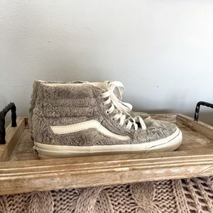 Women’s Vans Sherpa Skate Shoes Size 8 Gray